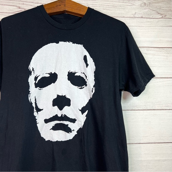 Michael Myers Horror Movie Black T-Shirt Mens Size M - Picture 4 of 7